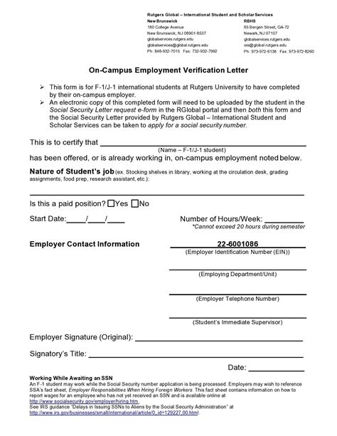 20 Ein Verification Letters 147c Letters Templatelab