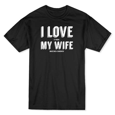 I Love My Wife Graphic Quote Mens Black T Shirt Walmart Canada