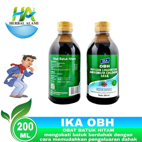 Jual Obh Ika Syrup Obat Batuk Hitam Sirup Batuk Berdahak Di Lapak