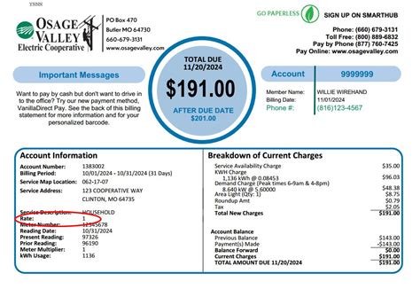 Rates Osage Valley Electric Cooperative Association