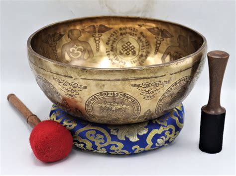 Inch Authentic Tibetan Singing Bowl Handmade Himalayan Etsy Uk