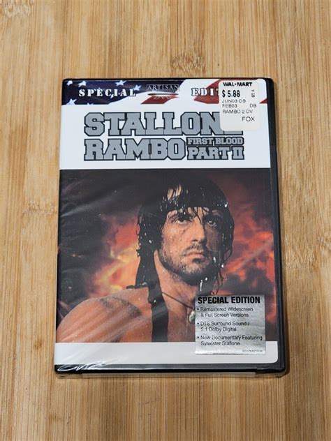 Rambo First Blood Pt Dvd Factory Sealed Ebay