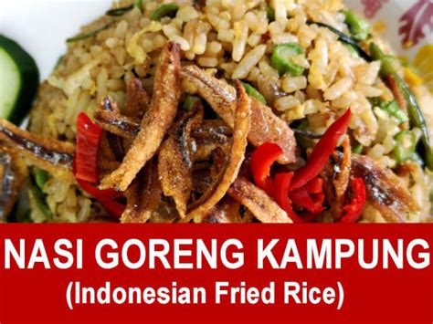 Resepi Nasi Goreng Kampung