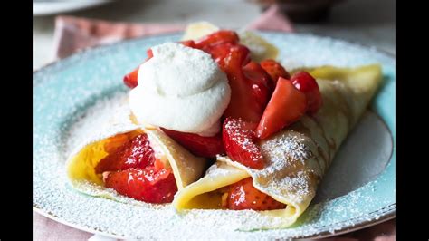 Strawberry Crepes Culinary Hill Youtube