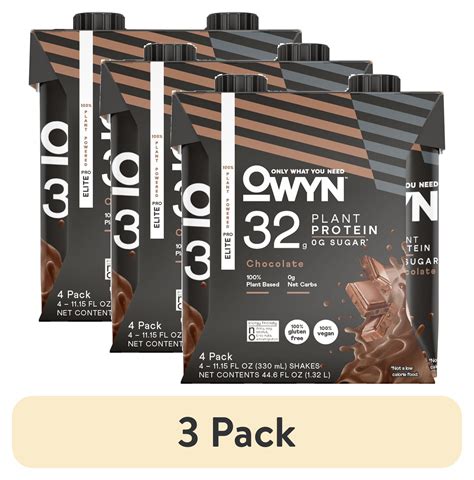 Pack Owyn Pro Elite Protein Shake Chocolate Ct G Walmart