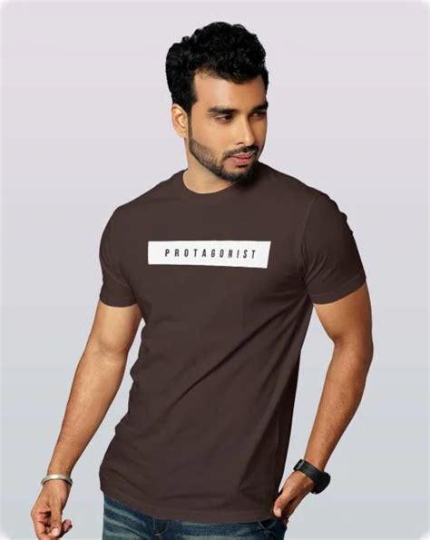 Buy Macmerise Protagonist Brown T Shirt For Mens Online At Best Prices In India Jiomart