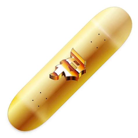 Primitive Skateboarding Heavyweight Dirty P Gold Skateboard Deck 80