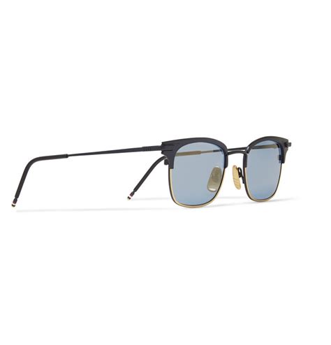 Thom Browne Acetate And Metal Square Frame Sunglasses Mr Porter Sunglass Frames Mens