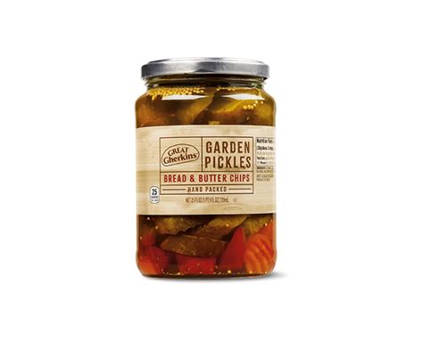 Great Gherkins Garden Pickles Spears Or Chips Aldi Us