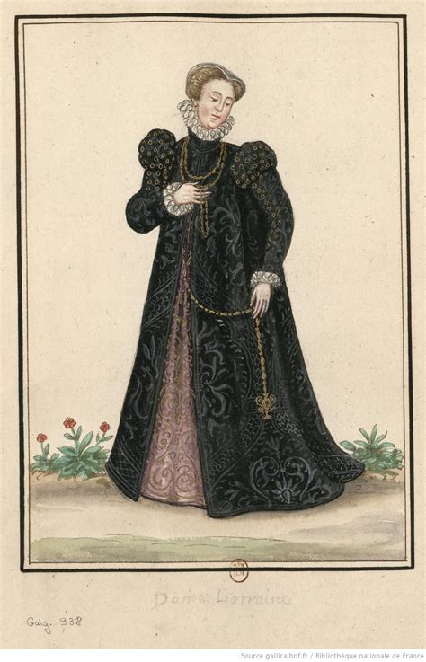 Dame Lorraine | Mode élisabéthaine, Mode renaissance, Vêtements de la ...