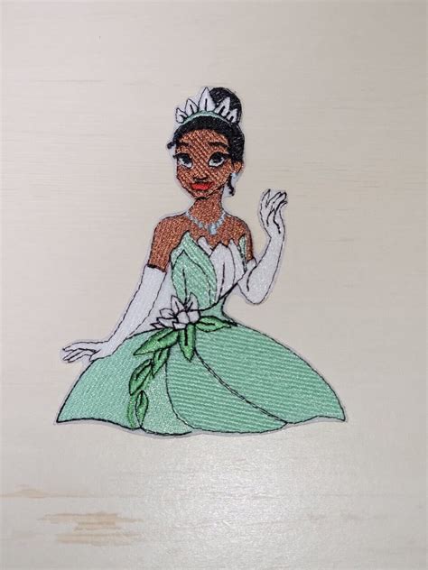 Tiana Frog Princess Diy Inch Iron On Embroidered Applique Patch Ebay