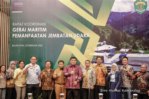 Rapat Koordinasi Gerai Maritim Pemanfaatan Jembatan Udara