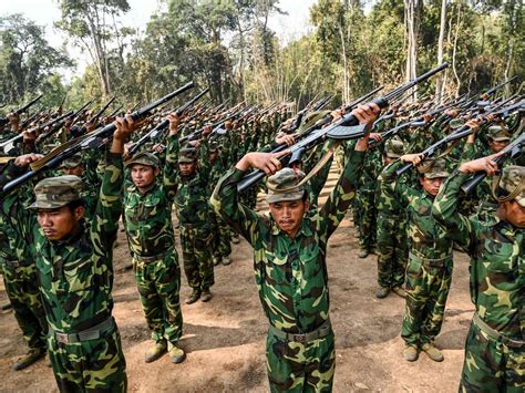 Myanmar Conflict Armed Rebellion Risks Break Up Of Nation Says Junta