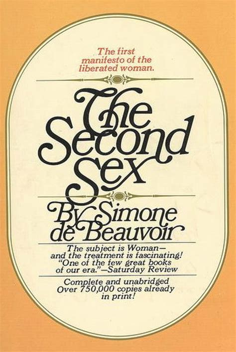 Simone De Beauvoir The Second Sex Katy Jon Went