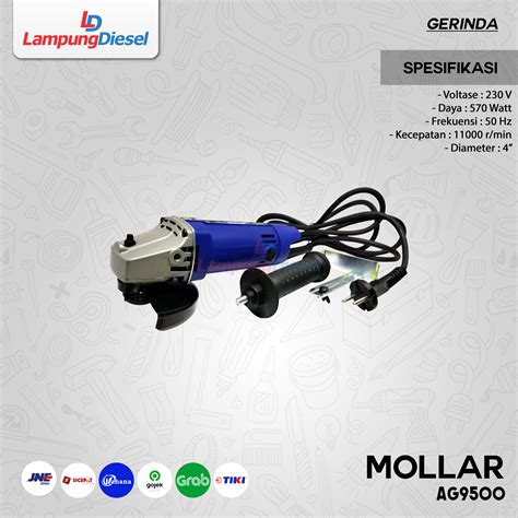 MOLLAR AG 9500 Mesin Gerinda 4 Lazada Indonesia