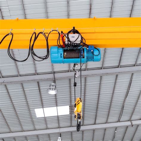 Monorail Single Girder Overhead Cranes 5 Ton 10 Ton Overhead Bridge Crane