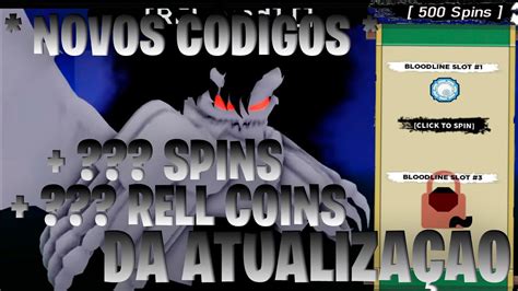 NOVOS CÓDIGOS INSANOS DE SPINS RELL COINS DA NOVA