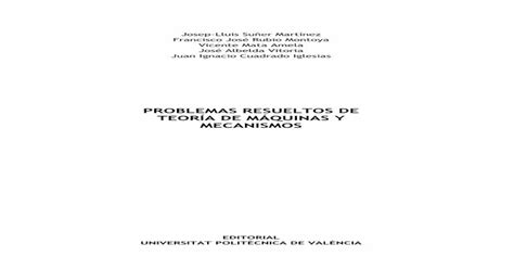 Problemas Resueltos De TeorÍa De MÁquinas Y … [pdf Document]