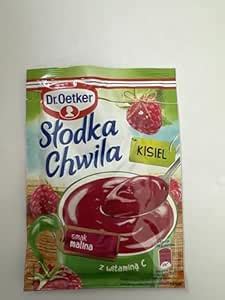 Amazon Dr Oetker Slodka Chwila Kisiel Smak Malina Raspberry Jelly