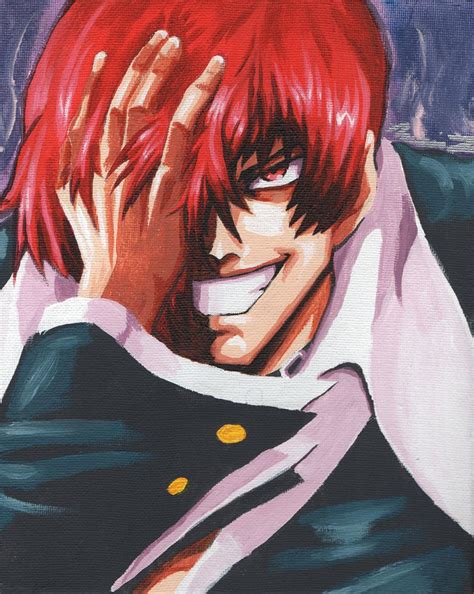 Portrait of Iori Yagami by ReeceHoward on DeviantArt