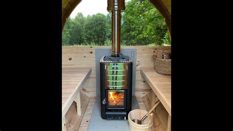 Harvia M3 Series Sauna Heater Installation Tutorial Outdoor Sauna