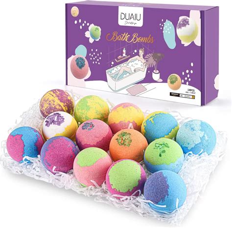 Bath Bombs For Women Relaxing 12 Piece Organic Bath Bomb