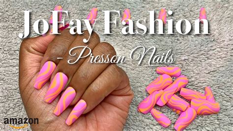 JOFAY FASHION PRESS ON SOFT GEL NAILS FROM AMAZON QUICK EASY GEL