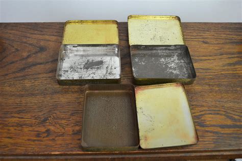 Vintage Cigar Tins With Panter On Cigar 1960s Netherlands At 1stdibs