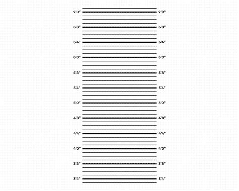 Mug Shot Height Chart Svg, Mugshot Clipart, Height Chart Png, Mug Shot ...