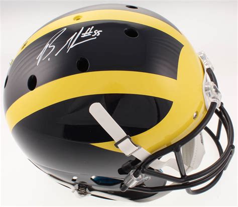 Brandon Graham Signed Michigan Wolverines Full-Size Helmet (Radtke COA