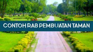 Contoh RAB Pembuatan Taman 2025 Sekolah Desa Kota Epropertyrack