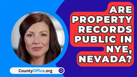 Are Property Records Public In Nye County Nevada