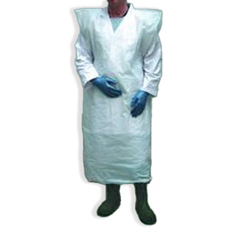 Allcare Apron Disposable Smock White Medshop Australia
