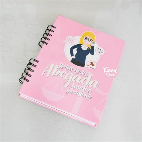 Cuaderno Personalizada Dise O Notas De La Abogada