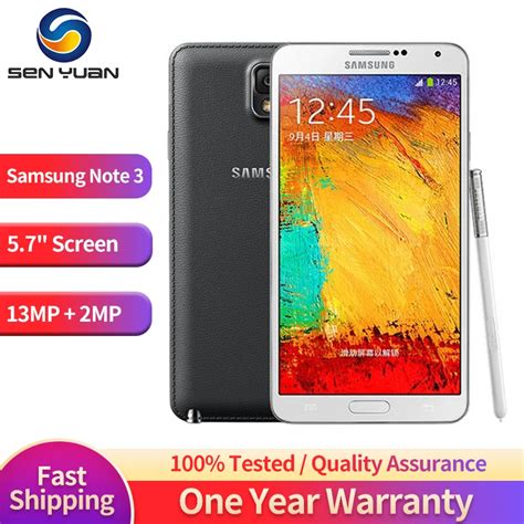 N9005 Original Unlocked Samsung Galaxy Note 3 Mobile Phone 5 7 3GB RAM