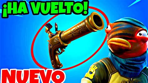 Vuelve La Pistola De Mecha A Fortnite Gameplay Nueva Arma Fortnite