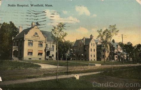 Noble Hospital Westfield, MA Postcard