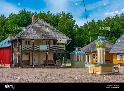 The Ethnographic Open-Air Museum of Lithuania in Kaunas Stock Photo - Alamy