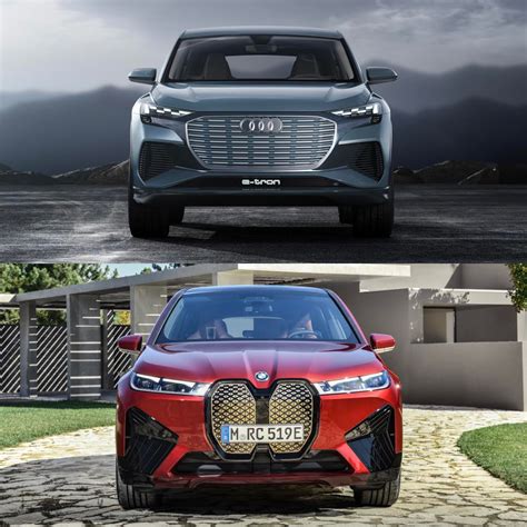 Photo Comparison Bmw Ix Vs Audi Q E Tron