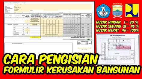 Cara Pengisian Penilaian Kerusakan Bangunan 2023 Youtube