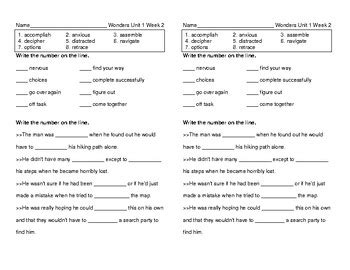 McGraw Hill Wonders Grade 5 Unit 1 Week 2 Vocabulary Pretest By Angela