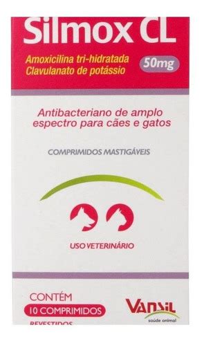 Silmox Cl Mg Antibi Tico C Es Gatos Vansil Envio Imediato Mercadolivre