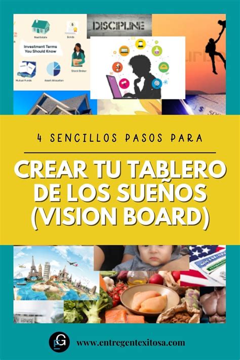 Crea Tu Tablero De Los Sue Os Vision Board Sue Os Tablero Crear