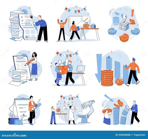 Business Chaos. Heavy Workloads and Lack Organization Create Messy and