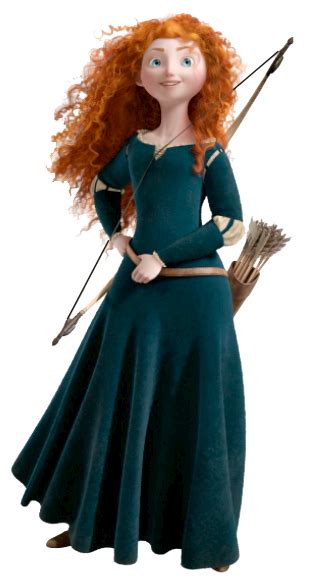 Merida Scotland Animation Brave Fantasy Png