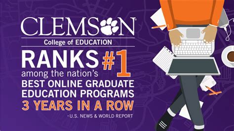 Clemson program ranked #1 among national online graduate education ...