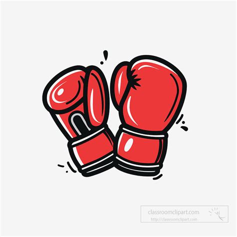 Boxing Clipart Red Boxing Gloves Clip Art