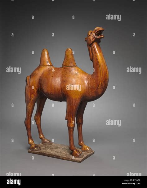 Camel Th Century China Tang Dynasty Glazed Earthenware