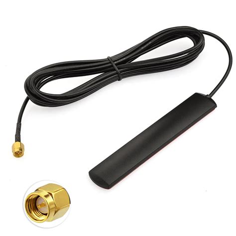 Auto 4g Lte Antenna Cable 3m Patch 3dbi Sma Male Connector 700 2700mhz For Car Vehicle Cell