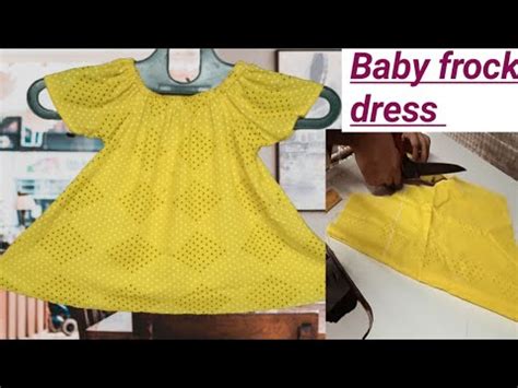 Baby Frock Cutting And Stitching Baby Frock Dress Cutting And